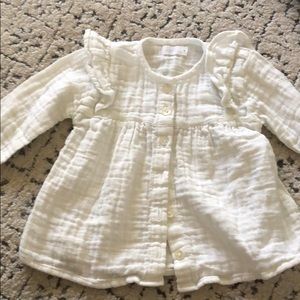 Jamie Kay size 1 yr coconut blouse